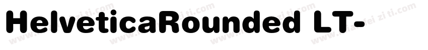 HelveticaRounded LT字体转换